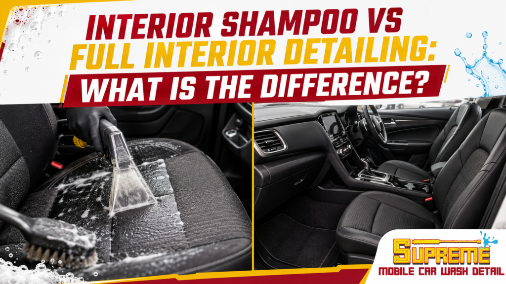 Interior Car Detailing